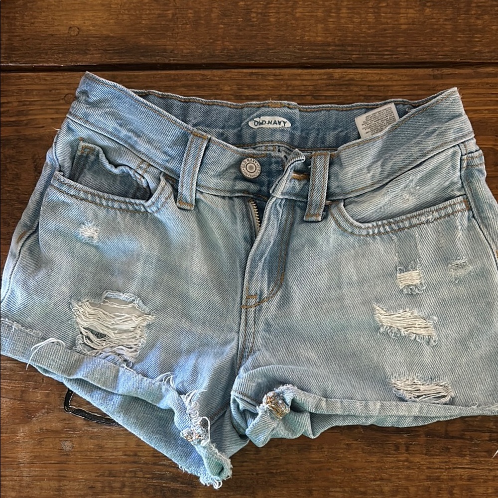Old Navy girls’s Light Blue Denim Shorts